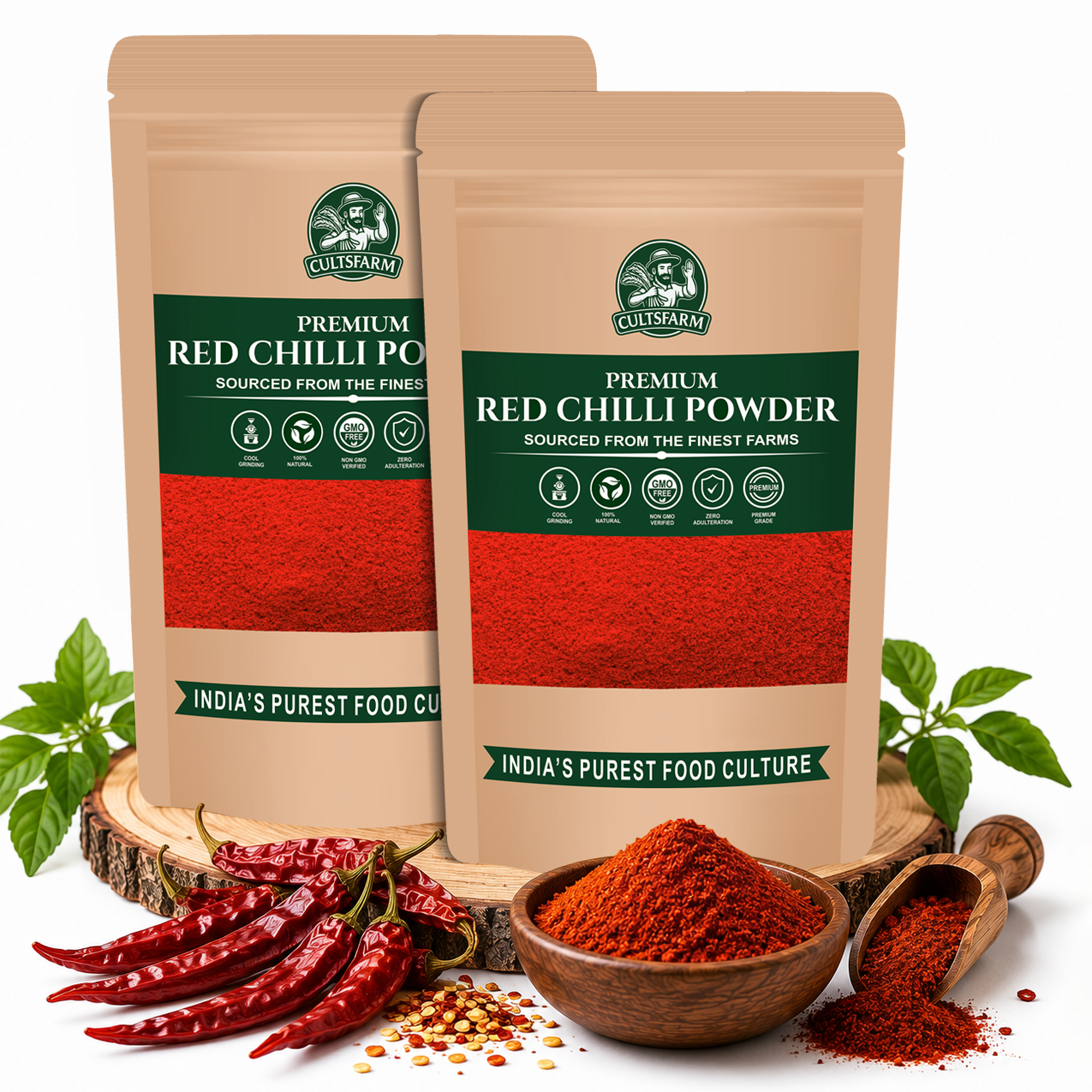 Premium Red Chilli Powder - Pack of 2